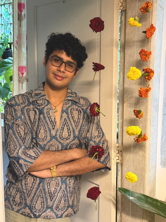Indigo Kalamkari