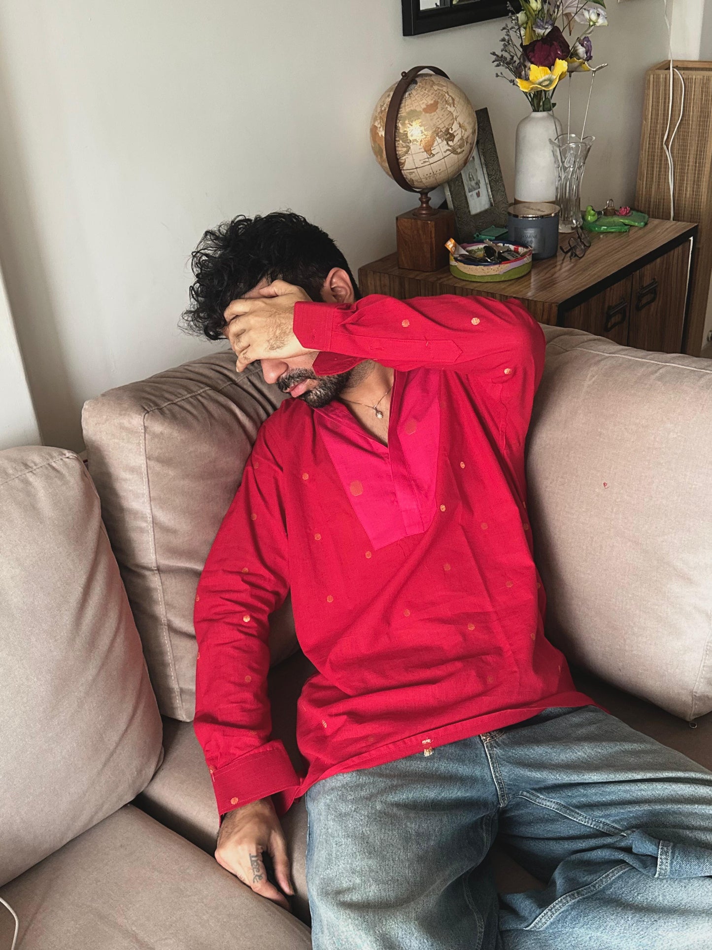 Red Rani Kurta