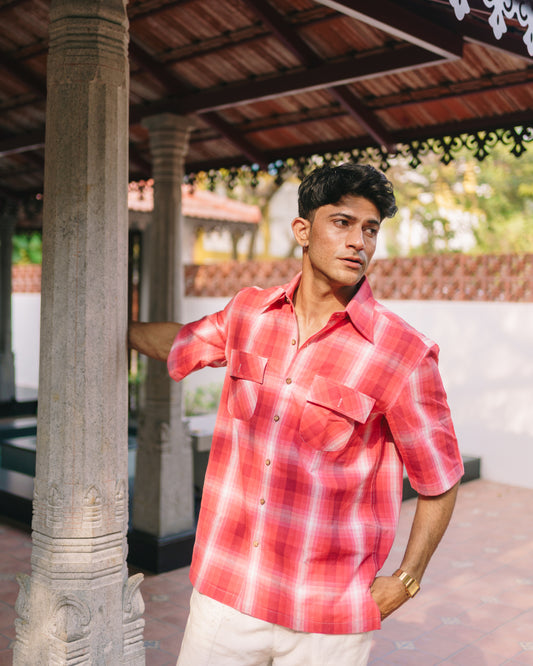 Red Kannur Shirt